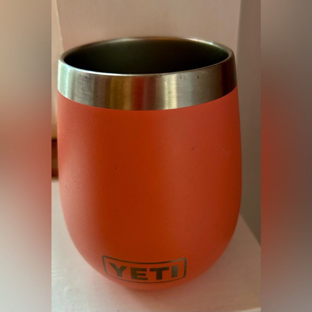 YETI Coral Stainless Steel Wine Tumbler